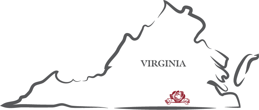 Virginia map outline