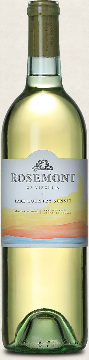 Rosemont Wine Lake Country Sunset